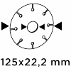 Przecinarka do gresu i kamienia 1400W, 125 mm