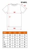T-shirt granatowy, rozmiar L