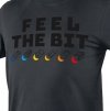 T-shirt z nadrukiem, FEEL THE BIT, rozmiar XXL