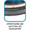 Szlifierka do gipsu 800W , 225mm/215 mm, led