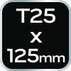 Wkrętak Torx 1000V,T25 x 125 mm