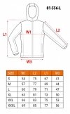 Bluza dziana, ocieplana z kapturem, rozmiar L