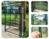 Szklarnia 46 x 24 x 80 cm, folia PVC, metalowa konstrukcja