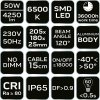 Reflektor SMD 50W 4250 lm 230V