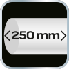Wkłady klejowe 11 mm, czarne, 12 szt.