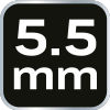 Klucz sześciokątny 5.5 mm, CrV