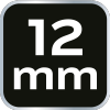 Klucz sześciokątny 12.0 mm, CrV
