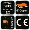 Spodnie robocze 5-kieszeniowe DENIM, rozmiar XXL