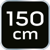 Sznurowadła do butów roboczych 150cm, czarne