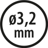 Wiertła do metalu Baildon BASIC DIN 338 RN NWKa 3,2 mm, HSS (S), 65-36 mm, wielokrotność 10