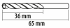 Wiertła do metalu Baildon BASIC DIN 338 RN NWKa 3,3 mm, HSS (S), 65-36 mm, wielokrotność 10