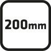 Sekator ogrodowy basic 200 mm, średnica cięcia 10 mm