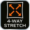 Krótkie spodenki PREMIUM, 4 way stretch, czarne, rozmiar L