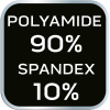 Krótkie spodenki PREMIUM, 4 way stretch, czarne, rozmiar XXXL