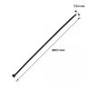 Opaski zaciskowe EXTREME 7.6 × 300 mm, czarne, 50 szt.
