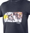 T-shirt z nadrukiem, motor, rozmiar XL