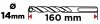 Wiertło do betonu zbrojonego SDS Plus 14 x 160 mm, quatro