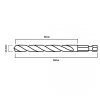 Wiertło do metalu Hex 3.2 mm, 2 szt.