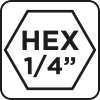 Wiertło do metalu Hex 5.0 mm, 2 szt.
