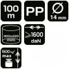 Linka pleciona polipropylenowa fi 14 100m