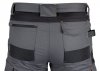 Spodnie robocze Mix&Match, Canvas, wzmocnienia z Cordury, szaro-czarne, rozmiar XL