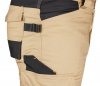 Spodnie robocze Mix&Match, Canvas, wzmocnienia z Cordury, beżowo-czarne, rozmiar S