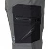Spodnie robocze Mix&Match, 4 way stretch, z kaburami, Cordura, szaro-czarne, rozmiar XL