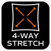 Spodnie robocze Mix&Match, 4 way stretch, z kaburami, Cordura, szaro-czarne, rozmiar XXXL