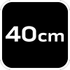 Poziomnica aluminiowa S 400, 2 libelle, uchwyt, 40 cm