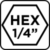 Wiertło do drewna Hex 2.0 mm