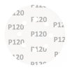 Krążki ścierne na rzep 125 mm, P120, 5 szt., z 8 otworami