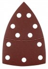 Papiery ścierne na rzep, żelazko 102 x 152 mm, P180, 5 szt., z 11 otworami