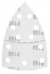 Papiery ścierne na rzep, żelazko 102 x 152 mm, P150, 5 szt., z 11 otworami