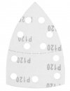 Papiery ścierne na rzep, żelazko 102 x 152 mm, P120, 5 szt., z 11 otworami (3 szt.)