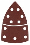 Papiery ścierne na rzep, żelazko 102 x 152 mm, P120, 5 szt., z 11 otworami (3 szt.)