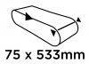 Pasy bezkońcowe 75 x 533 mm, P80, 3 szt.