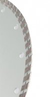Tarcza diamentowa do cięcia turbo, 230 x 22.22 mm, na sucho i mokro