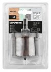 Otwornice do drewna 26 - 63 mm, h 50 mm, zestaw 7 szt.