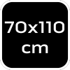 Worki budowlane 120 L, czarne, 10 sztuk, 70 mic