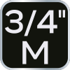Redukcja 3/4M x 1/2F