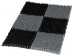 WYCIERACZKA TRAWKA PLASTIKOWA 6-CZĘŚCIOWA 36*55CM BLACK/GREY (1 SZT)