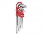 KLUCZE TORX T10-T50 DŁUGIE ZESTAW 9-CZĘŚCIOWY (1 KPL)