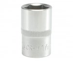 NASADKA KRÓTKA 6-KĄTNA CHROMOWANA 1/2'' 17MM (1 SZT)