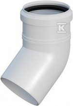 KOL.DO SYS.KOM.PP 45° DN80 USZCZ.ONNLIN (SZT)
