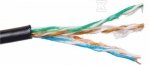 KABEL U/UTP KAT. 5E ZEW., ŻEL. PE 305M (m)