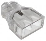 SZYBKOZŁĄCZKA 2*0,5-2,5MM2 TRANSPARENTNA/BIAŁY 10 SZTUK (1 KPL)