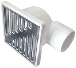 KRATKA KANALIZACYJNA 10 BOCZNA CHROM (1 SZT)