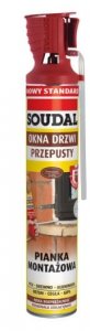 PIANKA MONTAŻOWA WĘŻYKOWA SOUDAL GENIUS GUN 770ML (1 SZT)