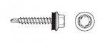 WKRĘT SAMOWIERTNY 4.8*55MM RAL 9006 (5 STO)