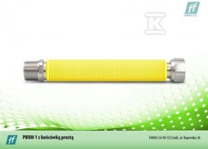 PRZEWÓD GAZ.50-70CM G3/4-NYPEL R3/4 (SZT)